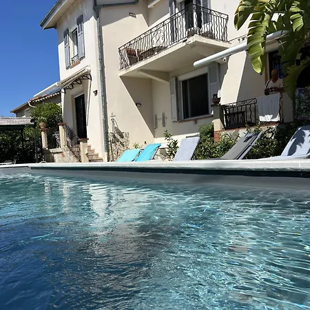 Lejlighed Tres Beau Lumineux Dans Avec Piscine Juan-les-Pins